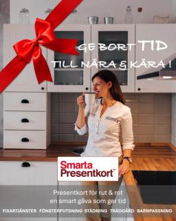 Presentkort för RUT- och ROT-tjänster