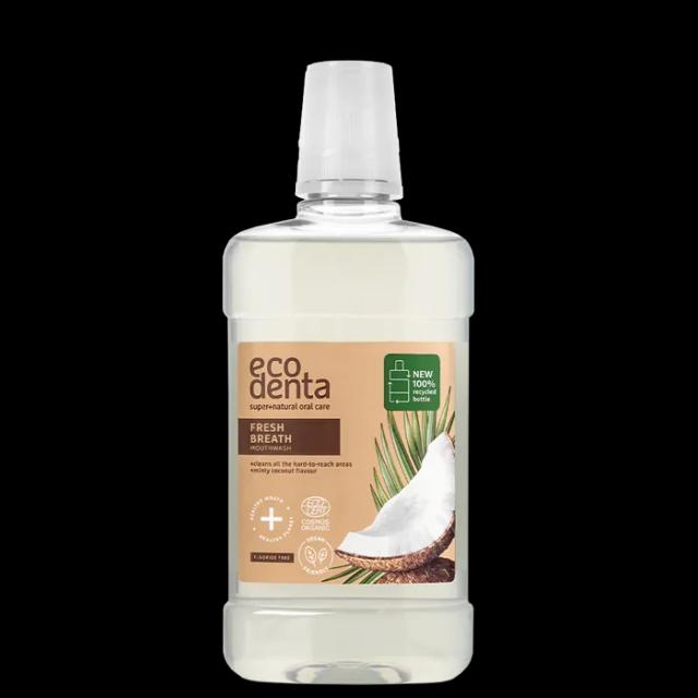 Ecodenta Fresh Breath Coconut munskölj 500 ml – fräsch känsla i vardagen