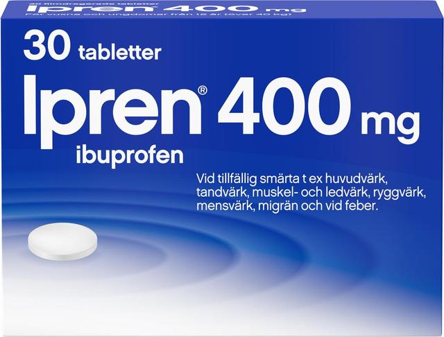 Ipren 400 mg filmdragerade tabletter 30 st