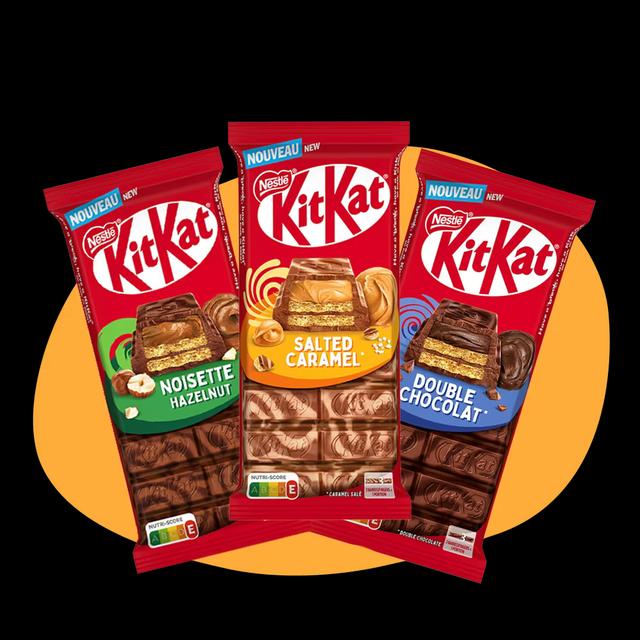 Tanka bilen och få en KitKat på köpet.