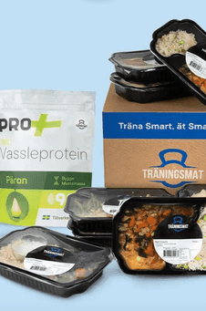 Få gratis proteinpulver med dina matlådor från Träningsmat
