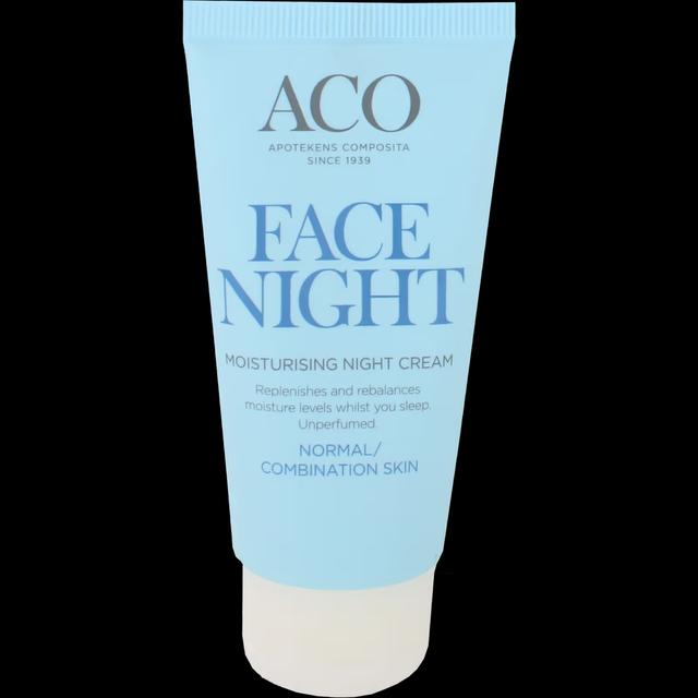 ACO Face Moisturising Night Cream 2 x 50 ml