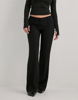 Nelly No Waist Svarta Kostymbyxor