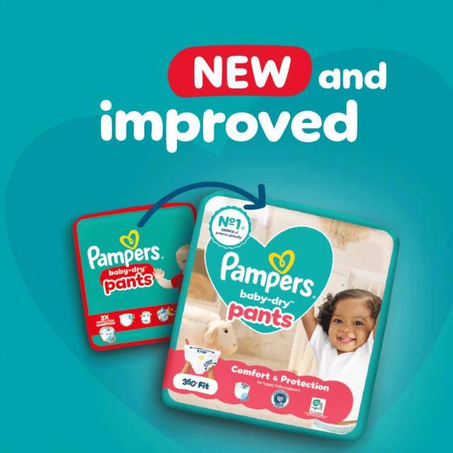 Pampers Pants byxblöjor – 100 % cashback på valfritt paket
