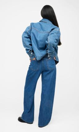 Blå Josine Wide Jeans för Dam