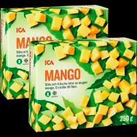 2 st. Fryst mango. 250 g.