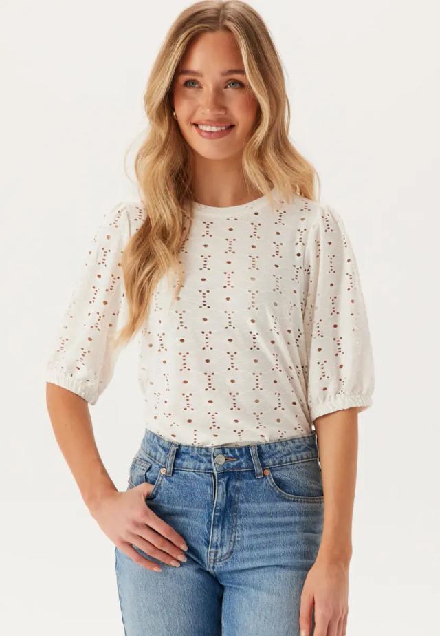 White Broderie Anglaise Holly Top