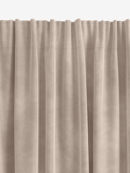 Gardin AUSTRA Sammet Beige 140x175