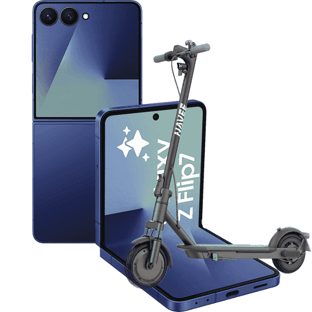 Tele 2 • Köp Galaxy Z Flip7 eller Fold7 och få Elscooter på köpet (Värde 3490kr)