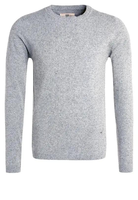 Bertoni Stickad Tröja Gråmelerad Begagnad