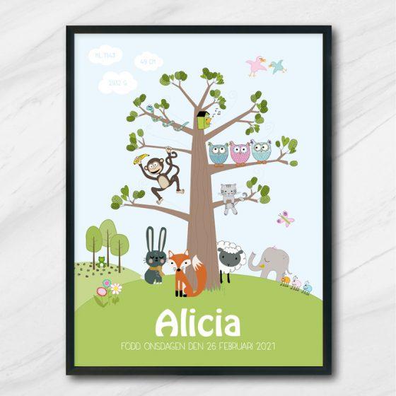 DjurTrädets namntavla