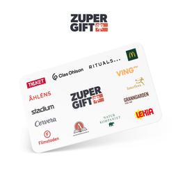 Zupergift Presentkort för Alla Tillfällen