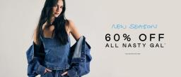 60% rabatt på alla Nasty gal
