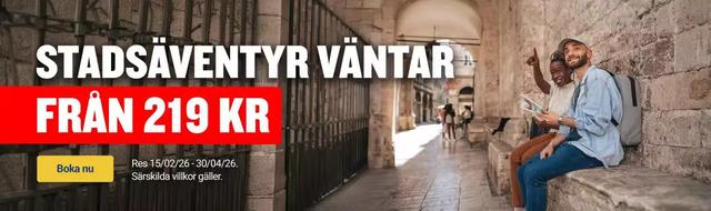 Ryanair Flyg från 219 kr