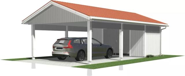 Robust Carport 42m² with Storage