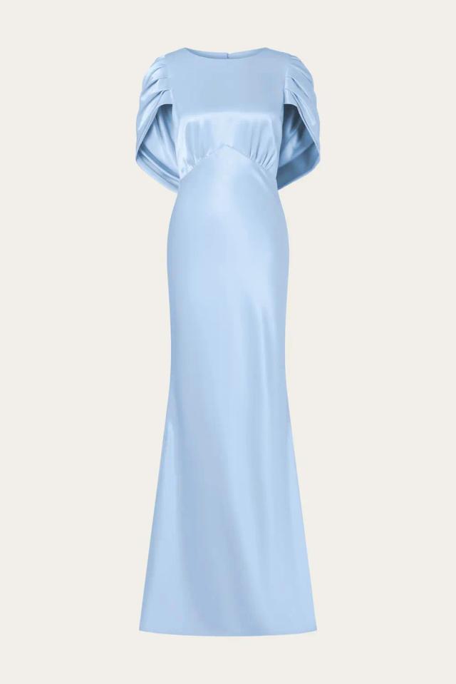 Louise Dusty Blue Maxi Dress