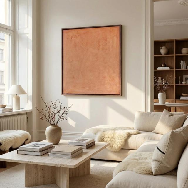 Marc Armand Handmålad Konst Borgholm Persika