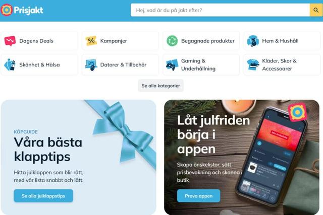 Prisjakt skjuter upp planerad börsnotering