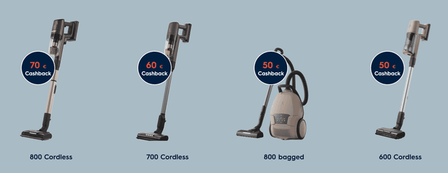 Claim Cash Back on Electrolux Cordless Purchase