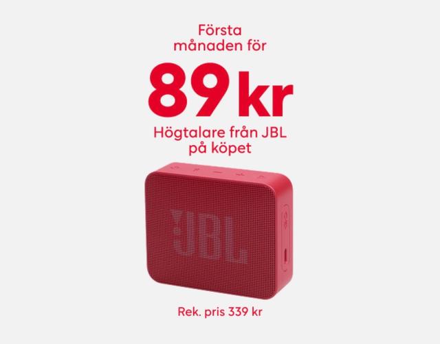 Postkodlott + högtalare för 89 kr