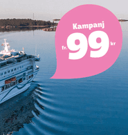 Kryssningar från 99 kr/person hos Birka  Gotland