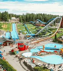 Paketpris på boende och entré till Bö Sommarland
