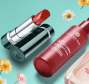 Första produkten i varukorgen på köpet os Yves Rocher