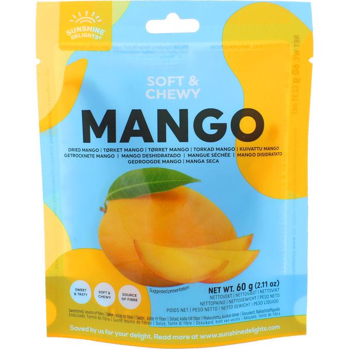 Torkad Mango 5 x 60 g från Sunshine Delights
