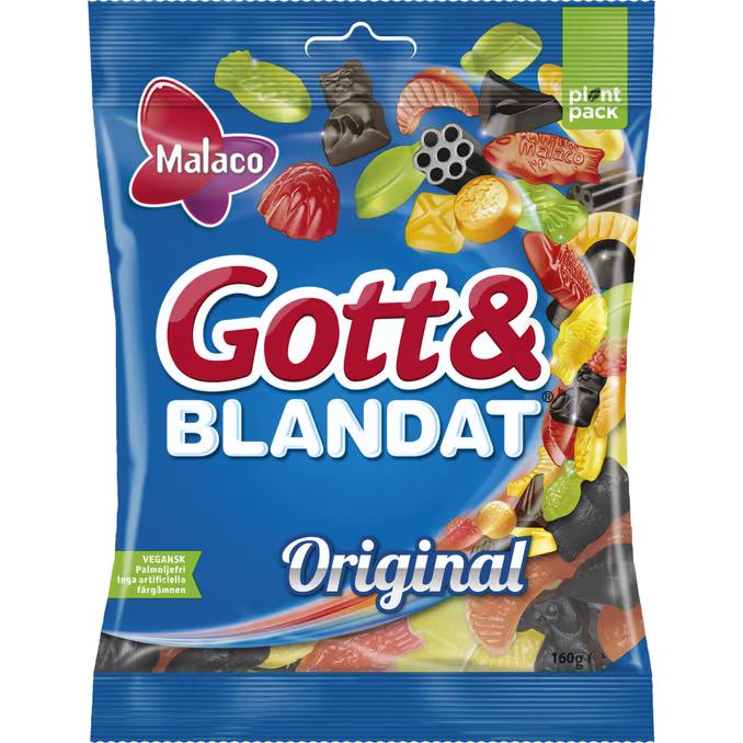 Malaco Gott & Blandat Original 160 g