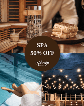 50 % rabatt på Spa hos Lydinge Resort