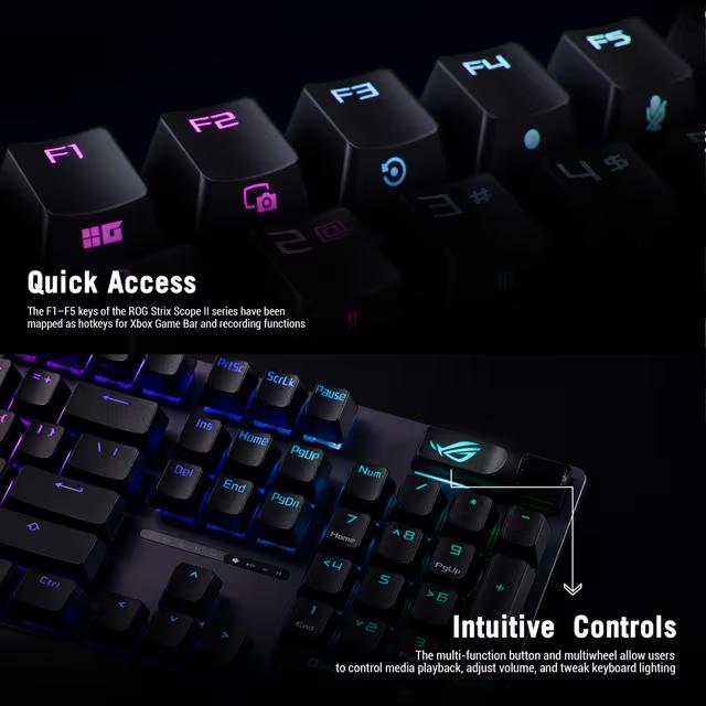 Asus ROG Strix Scope II X Gamingtangentbord