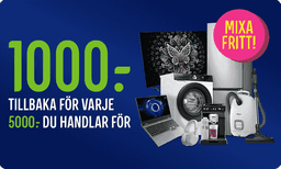 Spara 1000 kr per 5000 kr köp