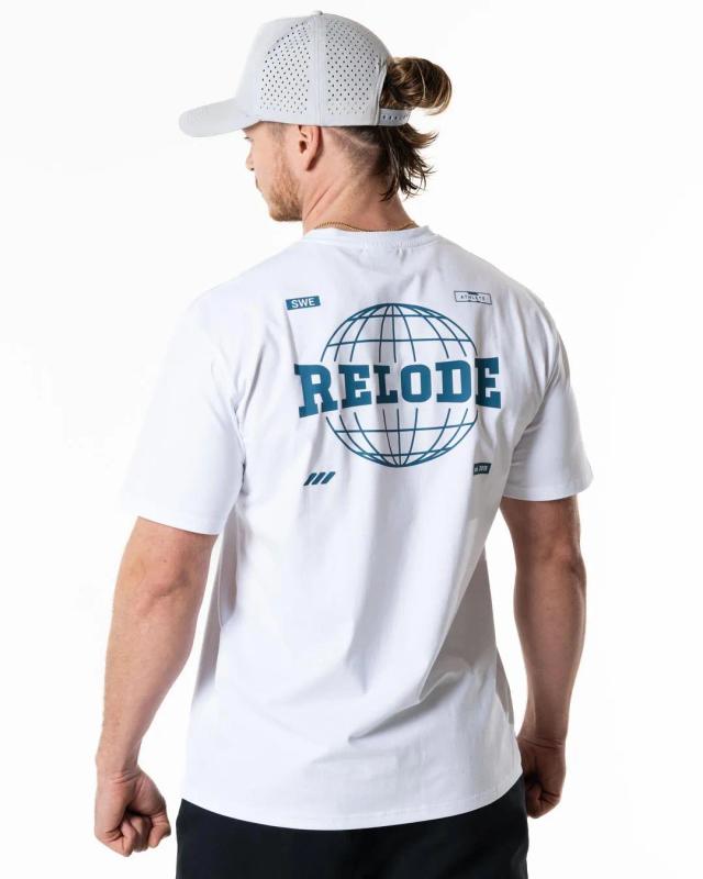 Global Klassisk Vit T-shirt