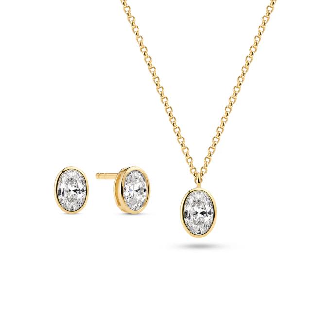 Sif Jakobs Jewellery Sardinien Set – silver till bra pris