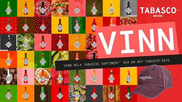 Vinn 8 olika TABASCO® och en keps 🧢🔥
