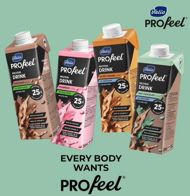 7 kr cashback på Valio PROfeel proteindryck 250 ml