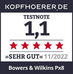 Bowers & Wilkins PX8 trådlösa hörlurar med ANC