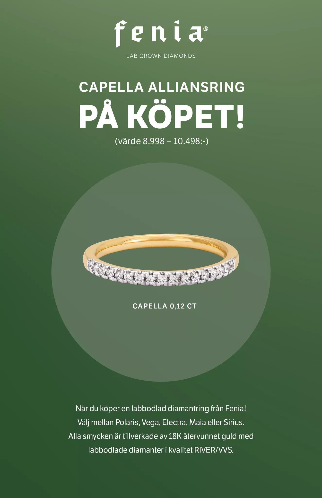 Capella Alliansring på köpet 