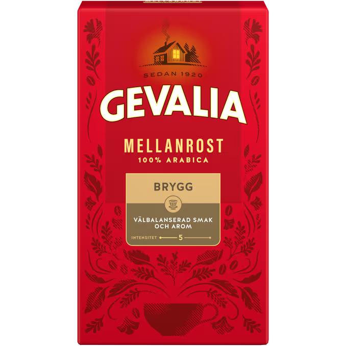 Gevalia Bryggkaffe Mellanrost 2 x 450 g