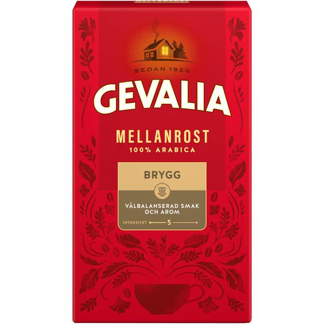 Gevalia Bryggkaffe Mellanrost 2 x 450 g
