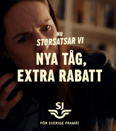 5 % extra rabatt hos SJ för studenter och ungdomar