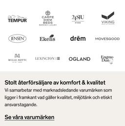 SOVA 46% rabatt Midnatt Komfort Lyx Kontinentalsäng