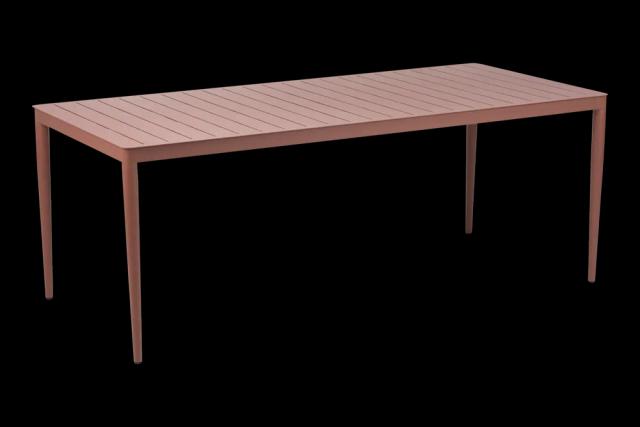 Bigby Zin Red Matbord för Utomhusbruk