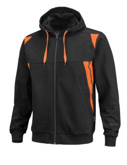 BJÖRNKLÄDER Hoodie Fullzip Svart/Gul