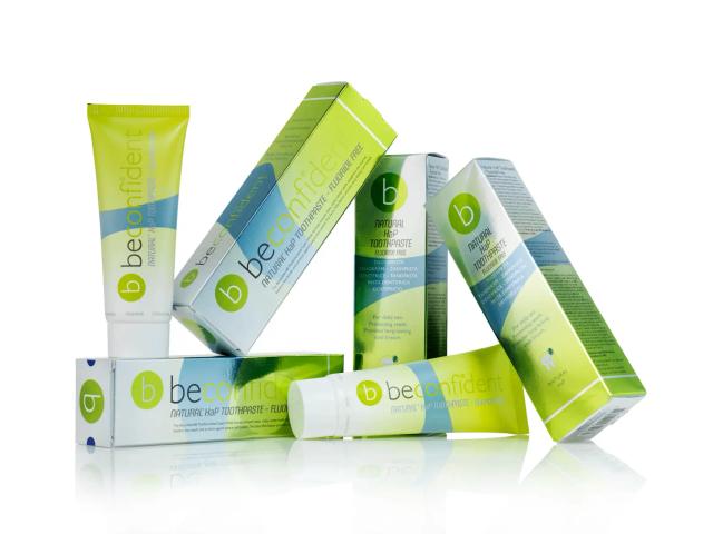 Beconfident Natural HaP Fluorfri Tandkräm 3-pack