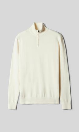These Glory Days Noah Half Zip Tröja Vit