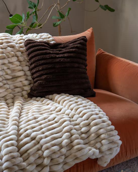 Filt Puffig Vild Hemtextil