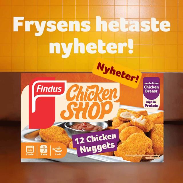 Findus Chicken Shop Nuggets 12-Pack 250 g
