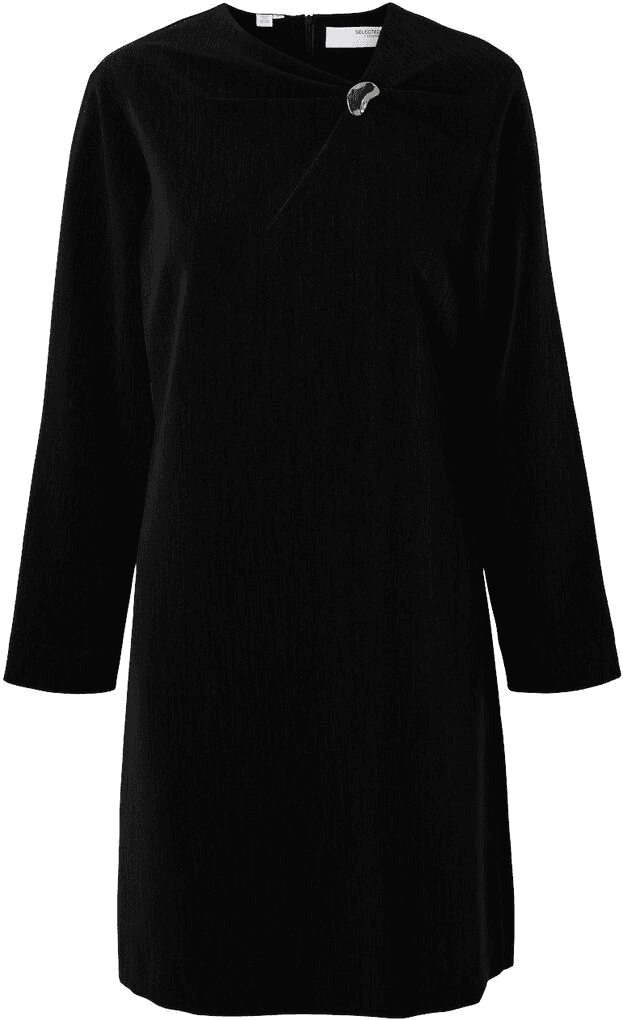 Selected SLFPATRICIA Regular Short Dress Black