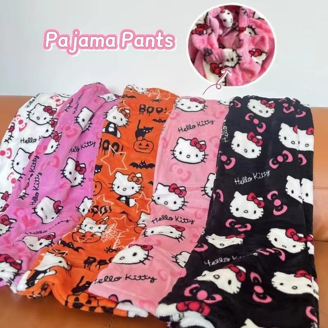 Y2K Hello Kitty Women's Winter Pajamas